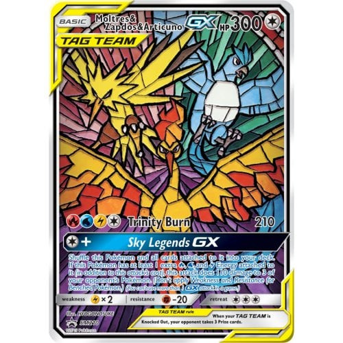 Sun & Moon Promo SM210 Moltres & Zapdos & Articuno GX